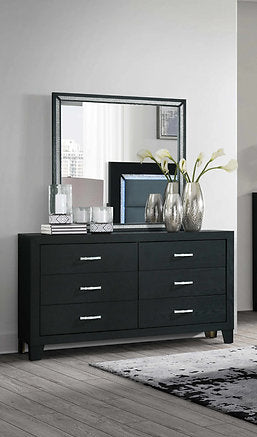 Reid-Black Dresser & Mirror