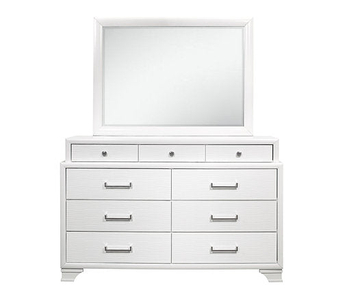 Jordyn (White) Dresser & Mirror